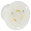 15A, 277V Flanged Outlet Locking Receptacle, Industrial Grade