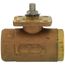 1" FNPT Standard Port Actuator-Ready 2-Piece Bronze Ball Valve w/ Direct Mounting Pad & 250# Steam Trim