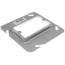 4-11/16" x 1/2" Raised Square Single-Gang Device Cover