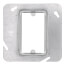 4-11/16" x 1/2" Raised Square Single-Gang Device Cover