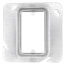 4-11/16" x 5/8" Raised Square Single-Gang Device Cover