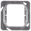 4-11/16" x 1-1/4" Raised Square Single-Gang Device Cover