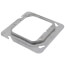 4-11/16" x 1/2" Raised Square 2-Gang Device Cover