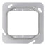 4-11/16" x 1/2" Raised Square 2-Gang Device Cover