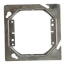 4-11/16" x 1" Raised Two-Gang Square-Cut Tile Wall Cover