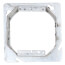 4-11/16" x 1-1/4" Raised Two-Gang Square-Cut Tile Wall Cover