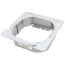 4-11/16" x 1-1/4" Raised Two-Gang Square-Cut Tile Wall Cover