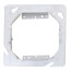 4-11/16" x 1-1/4" Raised Two-Gang Square-Cut Tile Wall Cover