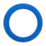 1-1/4" x 1-1/2" Reducing True Blue Washer