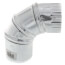 3" Galvanized Adjustable Elbow - 30 Gauge (22.5° to 90°)