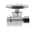 1/2" Female IPS x 3/8" OD Compression Straight Stop Valve, Lead Free (Chrome)