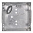 4-11/16" x 1-1/2" Deep Square Box, 1/2" & 3/4" Eccentric Knockouts