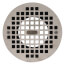 3" or 4" PVC Adjustable General Purpose Drain with 6" Nickel Grate