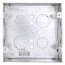 4-11/16" x 2-1/8" Deep Square Box, 3/4" & 1-1/4" Eccentric Knockouts