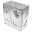 4-11/16" x 2-1/8" Deep Square Box, 1" Eccentric Knockouts
