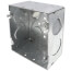 4-11/16" x 2-1/8" Deep Square Box, 1" Eccentric Knockouts