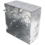 4-11/16" x 2-1/8" Deep Square Box, 1/2" & 3/4" Eccentric Knockouts