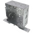 4-11/16" x 2-1/8" Deep Square Box, 1/2" & 3/4" Eccentric Knockouts