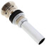 Stainless Metal Drain Assembly for Lavatory Sink - Push Pop-Up w/ Overflow