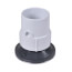 3" x 4" PVC Adjustable General Purpose Drain w/ 6" Chrome Grate
