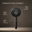 Awaken G110 Four-Function Hand Shower, 2.5 GPM (Matte Black), K-72415-Y-BL