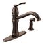 Belfield Oil Rubbed Bronze 1 Handle Kitchen Faucet, 7245ORB