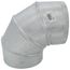 7" Galvanized Adjustable Elbow - 30 Gauge (22.5° to 90°)