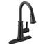 Belfield 1 Handle Pulldown Kitchen Faucet, 1.5 GPM, 7260BL (Matte Black)
