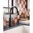 Belfield 1 Handle Pulldown Kitchen Faucet, 1.5 GPM, 7260EWBL (Matte Black)