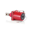 Rhino-Hide Double Pole Male 45 Deg Receptacle Double Hole Bus Bar, 313MCM-777MCM Cable (Red)
