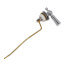 Heritage Left Hand Metal Toilet Trip Lever (Polished Chrome)
