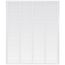 24" x 30" (Wall Opening Size) White Sidewall/Ceiling Return Air Grille (672 Series)
