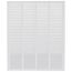 24" x 30" (Wall Opening Size) White Sidewall/Ceiling Return Air Grille (672 Series)