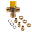 3/4" PEX Crimp Brass Thermostatic Mixing Valve (Lead Free)