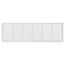 36" x 10" (Wall Opening Size) White Sidewall/Ceiling Return Air Grille (672 Series)
