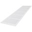36" x 10" (Wall Opening Size) White Sidewall/Ceiling Return Air Grille (672 Series)
