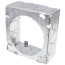 4-11/16" x 1-1/2" Deep Square Box Extension Ring, 1/2" & 3/4" Knockouts
