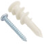 #8 x 1-1/4" Self-Drilling Gypsum Wallboard Anchor (Pack of 10)