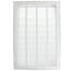 16" x 24" (Wall Opening Size) White Sidewall/Ceiling Return Air Filter Grille (673 Series)