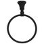 Woodhurst Towel Ring (Matte Black), 73246-BL