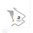 Left Hand Trip Lever for Pressure Assist 4086 Toilet Tank (Polished Chrome)