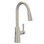 Riley Spot Resist Stainless 1 Handle High Arc Pulldown Kitchen Faucet, Motionsense Wave, 7402EWSRS