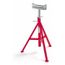 CJ99 12" Pipe Capacity, Adjustable Pipe Stand w/ Conveyor Roller Head