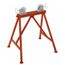 AR99 1/4" to 36" Pipe Capacity, Adjustable Pipe Stand w/ 2 Adjustable Rollers