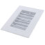 6" x 4" (Wall Opening Size) White Commercial Supply Register (821 Series)