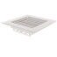 6" x 6" (Wall Opening Size) White Commercial Supply Register (821 Series)