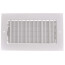 10" x 5" (Wall Opening Size) White Commercial Supply Register (821 Series)