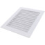10" x 8" (Wall Opening Size) White Commercial Supply Register (821 Series)