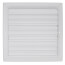 10" x 10" (Wall Opening Size) White Commercial Supply Register (821 Series)