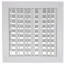 10" x 10" (Wall Opening Size) White Commercial Supply Register (821 Series)